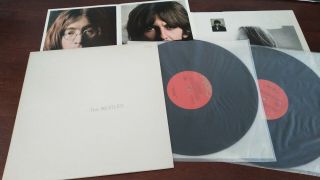 The Beatles - Self Titled White Album - Swbo101 1976 Orange Capitol Double Lp