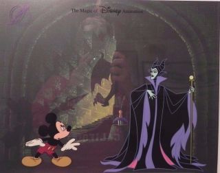 The Magic Of Disney Animation Hand Painted Mickey Mouse Maleficent Gallery 2009