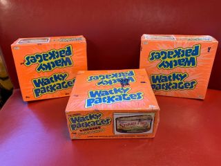 2006 Wacky Packages Series 3 Three Boxes With 36 Packs In Each