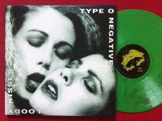 Type O Negative Bloody Kisses 3 Lp Ltd Ed.  Green/black Swirl Doom Metal Nm/nm