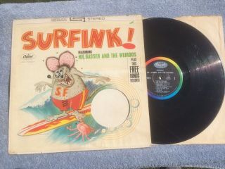 Surfink Mr.  Gasser And The Weirdos Capital St2114 Stereo U.  S.  Lp 1964