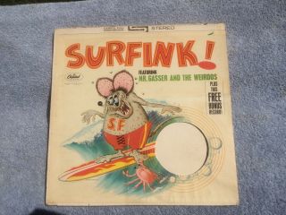 SURFINK Mr.  Gasser and the Weirdos Capital ST2114 STEREO U.  S.  LP 1964 2