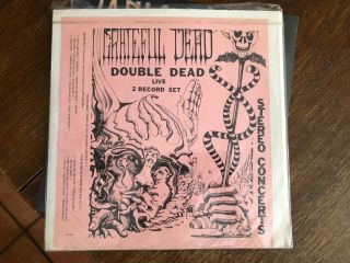 Vintage 1971 Grateful Dead Double Live Lp Trademark Of Quality - Rare