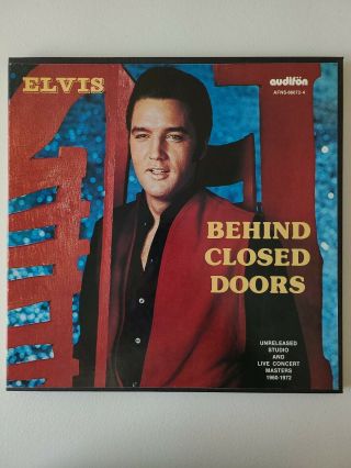 Elvis Presley - Behind Closed Doors — 4 Lp Box Set German Pressing Ex