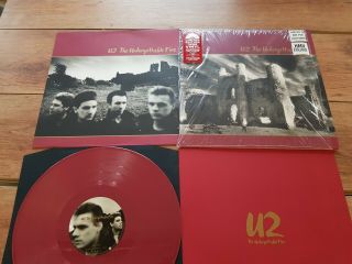 U2 " The Unforgettable Fire " Lp Limited Wine / Burgundy Vinyl 16 Page Booklet