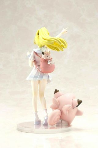 Pokemon Center Limited Figure Lillie & Clefairy Go for it 1/8 Scale 3