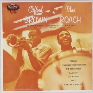 Clifford Brown,  Max Roach: Emarcy Japan Expr - 1033 Jazz Lp Nm Vinyl