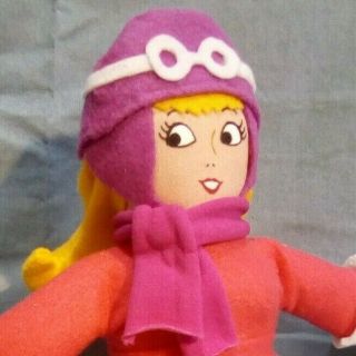 ⭐️ Custom Made Penelope Pitstop Cloth Plush Doll Wacky Races Hanna - Barbara ⭐️