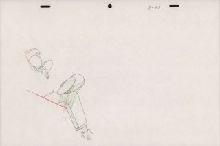 Akira Anime Douga Drawing For Cel Animation Art Kaneda In Prison Otomo 1988