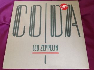 1982 Lp : Led Zeppelin Coda Swan Song 90051 - 1