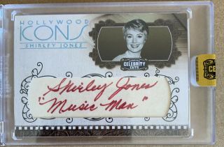 2008 Donruss Americana Celebrity Cuts Hollywood Icons Shirley Jones Auto 1/13 Sp