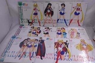 Sailor Moon Vol.  1 - 12 Japan Ld Laser Discs Complete Tv Series 1 Episode 1 - 46 Fs