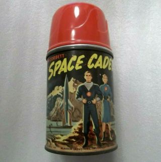 1952 Aladdin Industries Tom Corbett Space Cadet Metal Thermos