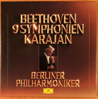 Karajan Beethoven 9 Symphonien Dgg Box Set 8 Lps Rare Near