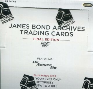 James Bond 007 Archives Final Edition Trading Card Box