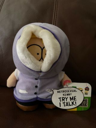 Rare South Park Metrosexual Kenny Plush 8 Inches Comedy Central
