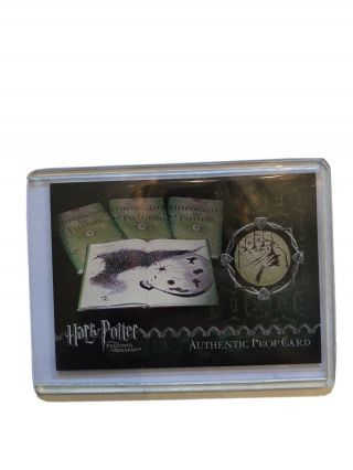 Harry Potter Unfogging The Future Book Prop Card Poa 725/930 Variant Hand