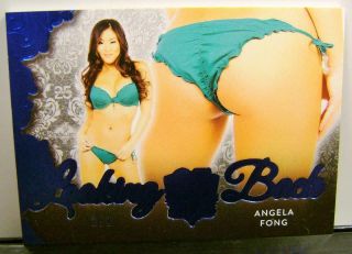 Angela Fong /2 Blue Looking Back Butt Card Benchwarmer 25 Years Series 2 2019