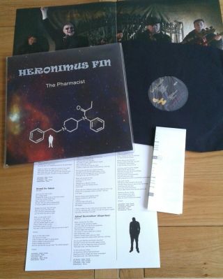 Heronimus Fin - The Pharmacist Rare Uk Heavy Psych Lp Inserts/poster