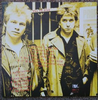 Sex Pistols Live At 76 Club 12 " Vinyl Lp Unnoficial Release