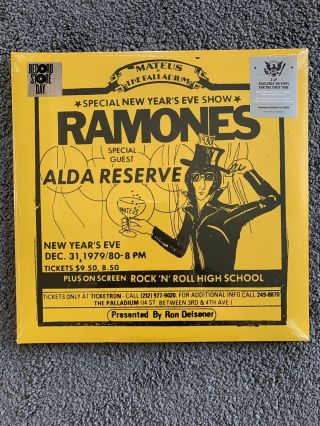 Ramones - Live At The Palladium Record Store Day 2019 Numbered 2 X 12 " Rsd