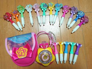 Glitter Force Star Twinkle Precure Pretty Cute Girls Toy Color Pendant Pen Carry