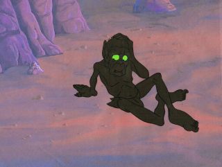 Lord Of The Rings Animation Production Cel And Drawings Gollum Rare Hobbit 1978