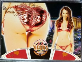 2020 Benchwarmer Vegas Baby Kimberly Phillips Money Maker Butt Card Copper 5/5