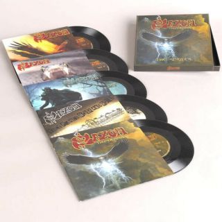 Saxon Thunderbolt (the Singles) 7 " Vinyl Boxset Rsd 2019