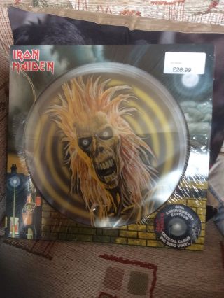Iron Maiden - Iron Maiden - Crystal Clear Pic Disc Vinyl Lp - National Album Day