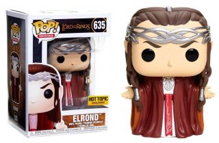 Lord Of The Rings Funko Pop Movies Elrond Exclusive Vinyl Figure 635