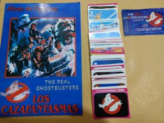 Sticker Album The Real Ghostbusters 100 Complete,  Sticker Pack 1992
