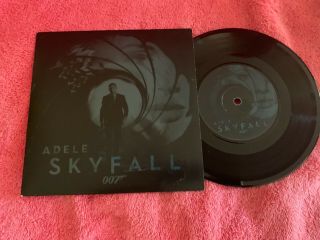 Adele Skyfall 007 Soundtrack Single Picture Sleeve Vinyl 7 " 45 Rpm Single Record