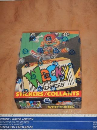 1990 O Pee Chee Wacky Packages Factory Box,  Topps,  Opc