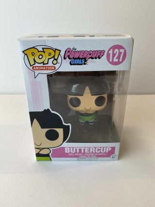 Funko Pop Animation The Powerpuff Girls 127 Buttercup Vaulted W/protector