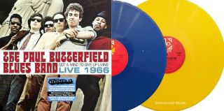 Paul Butterfield Blues Band Lp Got A Mind To Give Up Living Yellow Blue Vinyl