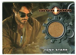 2008 Iron Man Movie Robert Downey Jr As Tony Stark (jacket) Costume Trading Card