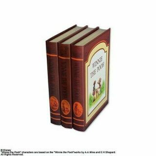Kingdom Hearts Book Storage Box Case 100 Acre Forest Set Of 3 Winnie The Pooh