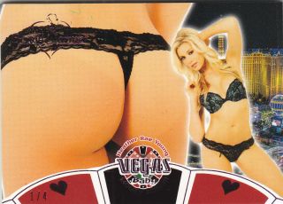 2020 Benchwarmer Vegas Baby Heather Rae Young Money Maker Butt Card 1/4