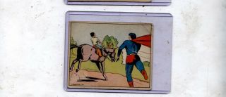 Superman Vintage 1940 Gum Inc Card Set 21 " Runaway Horse "