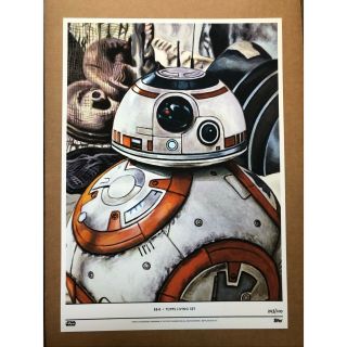 Bb - 8 Topps Star Wars Living Set 10”x14” Fine Art Print 29 Only 100 Printed