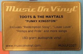 Toots And The Maytals - Funky Kingston Lp Uk Vinyl Album Record - Pressure Drop
