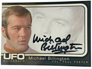 Ufo - Uk Tv Series - Autograph Trading Card - Michael Billington (paul Foster)
