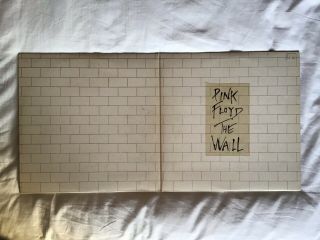 Pink Floyd The Wall Vinyl Record Double Lp (shdw 411) 1st Pressing1979.