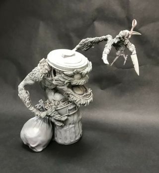 Oscar the Grouch/Trash Can Man Model Kit from Monster Dork Studio 3