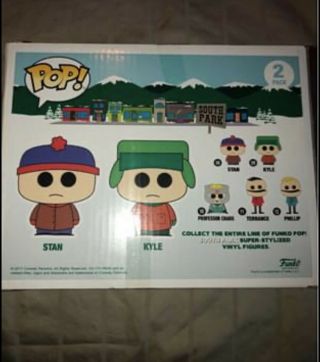 POP South Park: Stan and Kyle (2 Pack) Vinyl Figures,  15211 - PV - 1M9 3