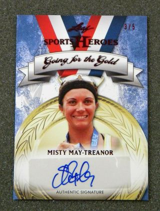 2013 Leaf Sports Heroes Going For The Gold Misty May - Treanor Gg - Mmt Auto
