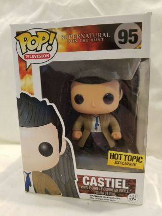 Funko Pop Supernatural 95 Hot Topic Exclusive Castiel With Wings