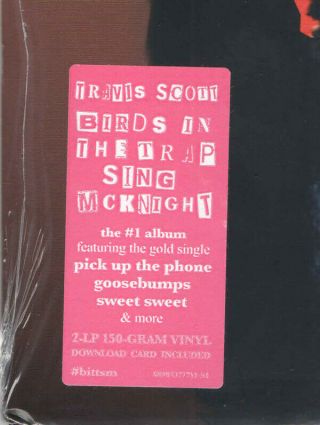 Travis Scott - Birds In The Trap Sing Mcknight 2 x LP Vinyl Album HIP HOP RECORD 2