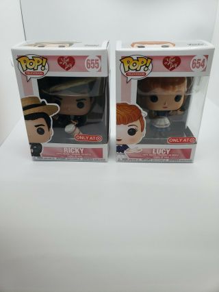 Funko Pop Television I Love Lucy And Ricky 655 And 654